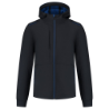 Afbeeldingen van Tricorp softshell met capuchon Accent - maat L - navy/royalblue  