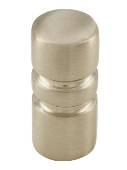 Afbeeldingen van Siro Meubelknop metaal - L 12mm/H 26mm/B 12mm - RVS effect 