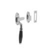 Afbeeldingen van INTERSTEEL Raamsluiting Ton links chroom / ebbenhout 5614