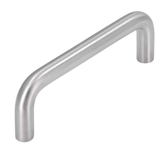 Afbeeldingen van Siro beugelgreep metaal - boorafstand 96mm/L 106mm/H 35mm/B 10mm RVS