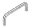 Afbeeldingen van Siro beugelgreep metaal - boorafstand 96mm/L 106mm/H 35mm/B 10mm RVS
