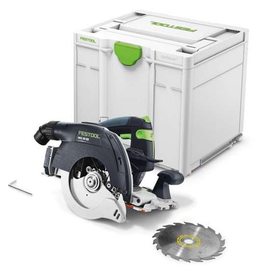 Afbeeldingen van Festool accu-pendelkapzaagmachine HKC 55 EB-Basic -  in systainer - exlusief lader en accu