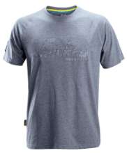Afbeeldingen van Snickers t-shirt 2580-3400 maat XXL beton grijs Op=Op