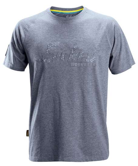 Afbeeldingen van Snickers t-shirt 2580-3400 maat XXXL beton grijs