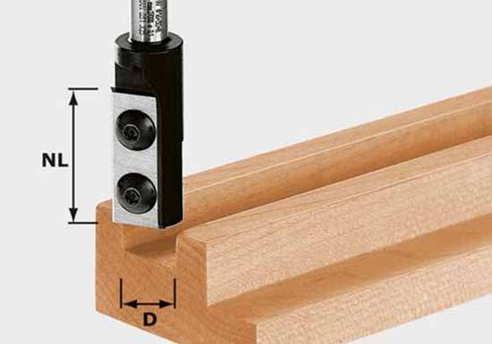 Afbeeldingen van Festool Keermes-Groeffrees met HW D16/30 S8