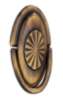 Afbeeldingen van Siro Hangende handgreep metaal - boorafstand 32mm/L 68mm/H 9mm/B 36mm antiek messing 