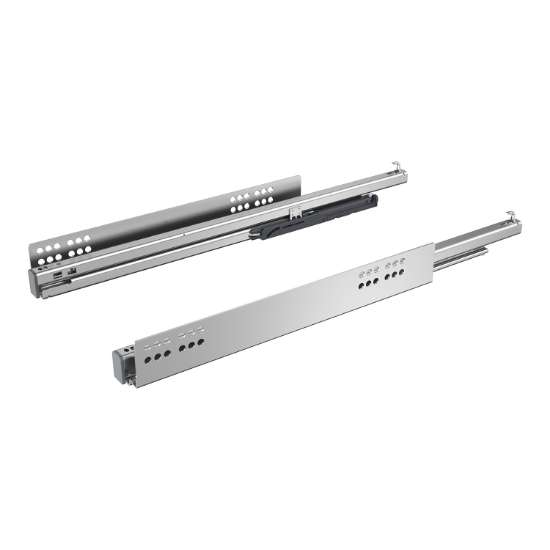 Afbeeldingen van Hettich Quadro V6+ Push to open, 520 mm, EB 10,5 mm, belastbaarheid 50 kg, links en rechts