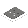 Afbeeldingen van GB Hogedrukplaat - 2x100x100mm