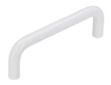 Afbeeldingen van Siro Meubelgreep metaal - boorafstand 96mm/L 106mm/H 35mm/B 10mm wit 