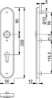 Afbeeldingen van Hoppe Inbraakwerend aluminium schild 3235 - PC55 - F1