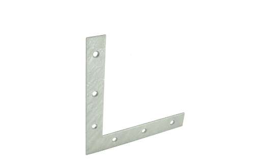 Afbeeldingen van GB Raamhoek recht 150 22x2,5 Zink-Magnesium