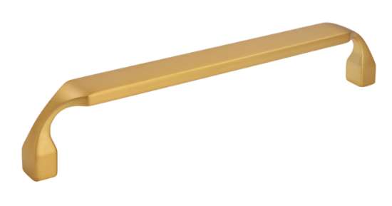 Afbeeldingen van Siro Meubelgreep metaal - boorafstand 160mm/L 170mm/H 31mm/B 15mm goud geborsteld 