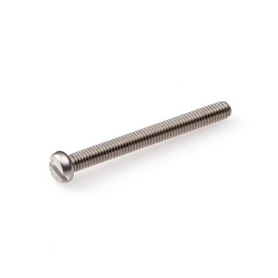 Afbeeldingen van metaalschroef - M4x20mm zaagsnede - cilinderkop RVS-A2 DIN84 