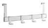 Afbeeldingen van Siro Deurkapstok metaal - met 4 haken L 404mm/H 56mm/B 136mm - chroom glanzend 