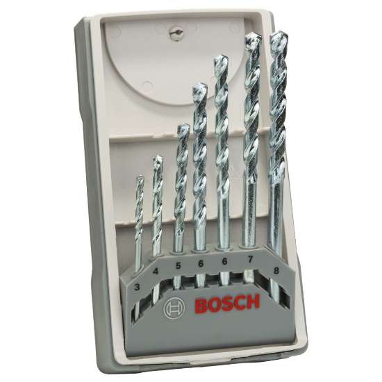 Afbeeldingen van Bosch 7-delige steenborenset CYL-1