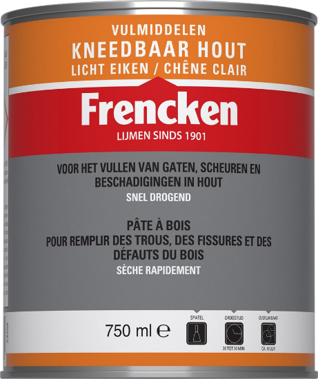 Afbeeldingen van Frencken kneedbaar hout - 750ml - licht eiken