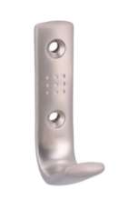 Afbeeldingen van Siro Kapstokhaak metaal - boorafstand 32mm/L 70mm/H 46mm/B 18mm - nikkel mat 