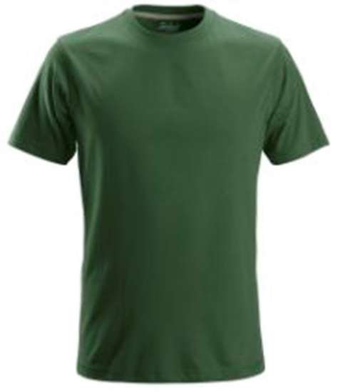 Afbeeldingen van Snickers Classic T-shirt 2502-3900, Maat XS, bosgroen
