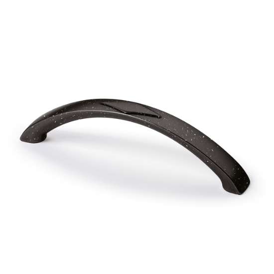 Afbeeldingen van Hettich Greep Bracara, boorafstand 128, L 150 mm, B 15 mm, H 33 mm, Mat zwart Vintage