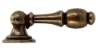 Afbeeldingen van Siro Hangende handgreep metaal - L 54mm/H 19mm/B 19mm - antiek messing 