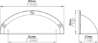 Afbeeldingen van Siro Schelpgreep metaal - boorafstand 64mm/L 85mm/H 27mm/B 31mm - mat zwart 
