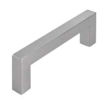 Afbeeldingen van Siro Meubelgreep metaal - boorafstand 96mm/L 108mm/H 35mm/B 12mm RVS 