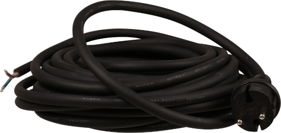 Afbeeldingen van Kelfort Vervangsnoer - 2x1.5mm 10 meter - neopreen kabel 