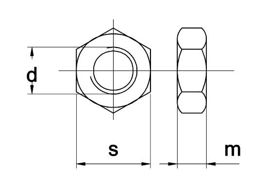 Afbeeldingen van Zesk.moeren          rvs m14  din 934/a2