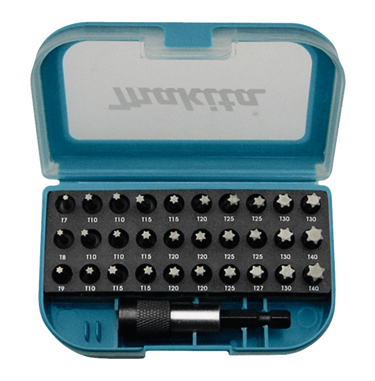Afbeeldingen van Makita Schroefbitset Torx 31-Dlg P-73352