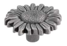 Afbeeldingen van Siro Meubelknop metaal - L 47mm/H 24mm/B 47mm - antiek zilver 