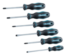 Afbeeldingen van Makita Schroevendraaier set 6-dlg E-10528