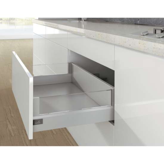Afbeeldingen van Frontlade Set DesignSide H186/94 L300 Zilver