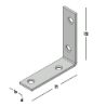 Afbeeldingen van GB Stoelhoek 55 15x2 Zink-Magnesium