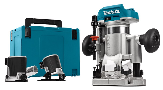Afbeeldingen van Makita boven- en kantenfrees DRT50ZJX2 - 18v 