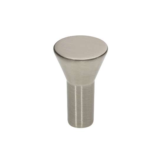 Afbeeldingen van Siro Meubelknop metaal - L 15mm/H 24mm/B 15mm - RVS effect 