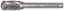Afbeeldingen van Makita Carbide Frees 10X20Mm S=6 Alu. B-52766