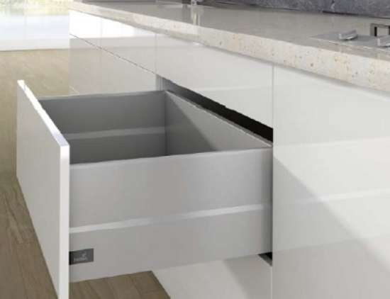 Afbeeldingen van Frontlade Set met TopSide H250/126 L500 Wit