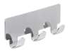 Afbeeldingen van Siro Haakstrip metaal - zelfklevend L 114mm/H 16mm/B 41mm chroom glanzend 