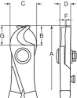 Afbeeldingen van Bahco kabelschaar 0-15mm (2801 N)