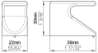 Afbeeldingen van Siro Meubelknop metaal - L 40mm/H 30mm/B 22mm - chroom glanzend 