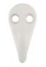 Afbeeldingen van Siro Kapstokhaak metaal - boorafstand 10mm/L 41mm/H 33mm/B 20mm - wit 