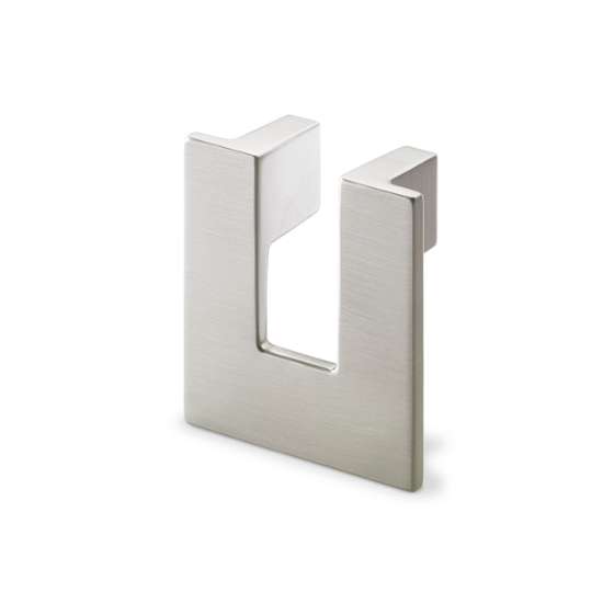 Afbeeldingen van Hettich Greep Vigilia, boorafstand 32, L 60 mm, B 60 mm, H 24 mm, roestvrij staal finish geborsteld