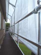 Afbeeldingen van Altrex zeil voor Doorwerkscherm - 3.05 x 2.65m - inclusief klitteband 
