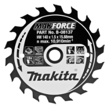Afbeeldingen van Makita Zaagb Hout 140X16X1,5 18T 20G B-08137