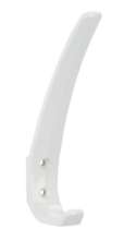 Afbeeldingen van Siro Kapstokhaak kunststof - boorafstand 20mm/L 144mm/H 79mm/B 22mm - wit 