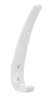 Afbeeldingen van Siro Kapstokhaak kunststof - boorafstand 20mm/L 144mm/H 79mm/B 22mm - wit 