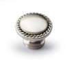 Afbeeldingen van Hettich Knop Salemi, H 23 mm, ø 30 mm, roestvrij staal finish geborsteld
