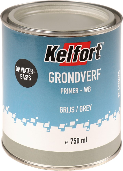Afbeeldingen van Kelfort Grondverf Op Waterbasis - Grijs - 750ml