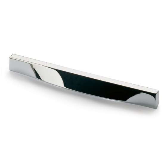 Afbeeldingen van Hettich Greep Forli, boorafstand 160 / 192 mm, L 204 mm, B 18 mm, H 16 mm, glans verchroomd