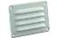 Afbeeldingen van Aluminium schoepenrooster 130x90mm wit